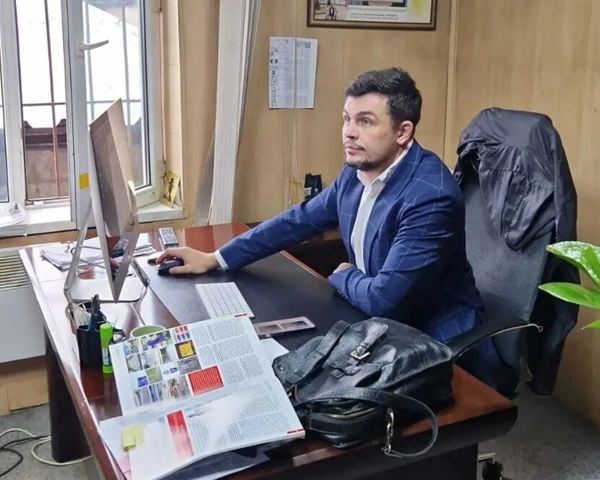 Ярослав Харламов в рабочем процессе